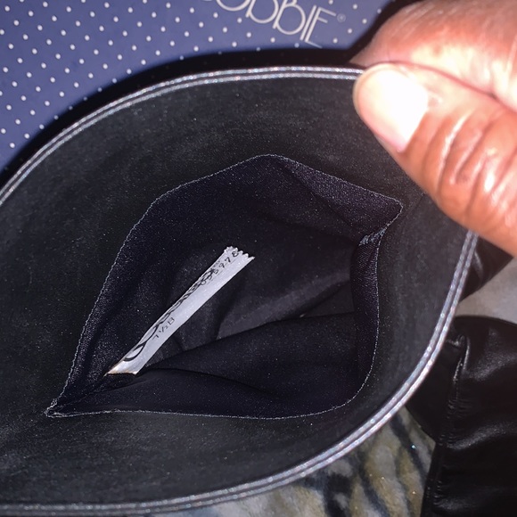 COBBIE Women’s black leather calve high boots sz 7 1/2 - Picture 4 of 10